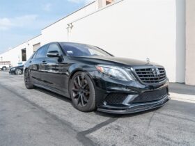 Brand: Mercedes-Benz Mercedes W222 S63 Carbon Fiber Front Lip Spoiler