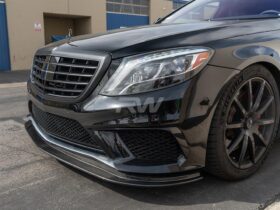Brand: Mercedes-Benz Mercedes W222 S63 Carbon Fiber Front Lip Spoiler