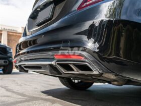 Brand: Mercedes-Benz Mercedes W222 S63 Carbon Fiber Rear Diffuser