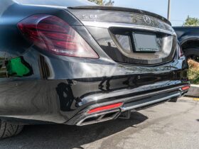Brand: Mercedes-Benz Mercedes W222 S63 Carbon Fiber Rear Diffuser