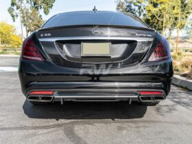 Brand: Mercedes-Benz Mercedes W222 S63 Carbon Fiber Rear Diffuser