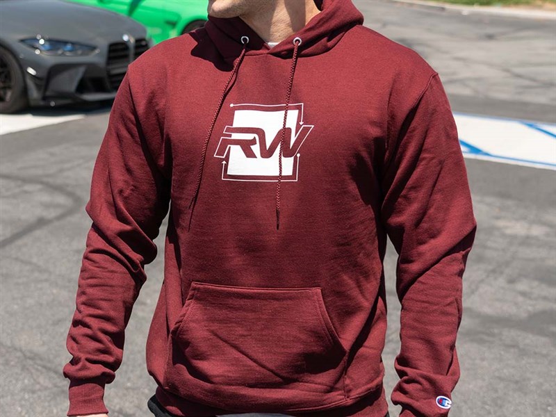 Brand: RW Carbon - Square Logo Hoodie - Maroon