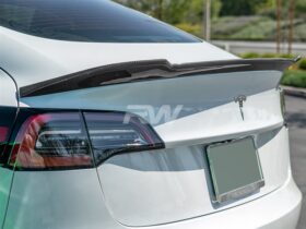 RW Carbon Tesla Model 3 Carbon Fiber DTM Trunk Spoiler
