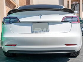 Brand: Tesla Model 3 Carbon Fiber DTM Trunk Spoiler