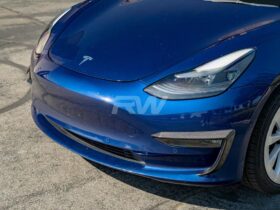 Brand: Tesla Model 3 Carbon Fiber Front Bumper Trims