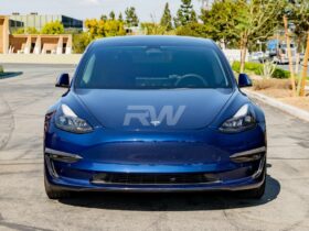 Brand: Tesla Model 3 Carbon Fiber Front Bumper Trims