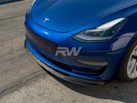 RW Carbon Tesla Model 3 RWS Carbon Fiber Front Lip Spoiler
