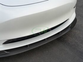 Brand: Tesla Model 3 RWS Carbon Fiber Front Lip Spoiler