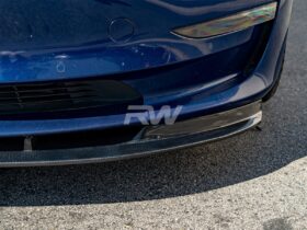 Brand: Tesla Model 3 RWS Carbon Fiber Front Lip Spoiler