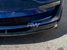 Brand: Tesla Model 3 RWS Carbon Fiber Front Lip Spoiler