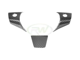 Brand: Tesla Model 3 / Y Carbon Fiber Steering Wheel Trim