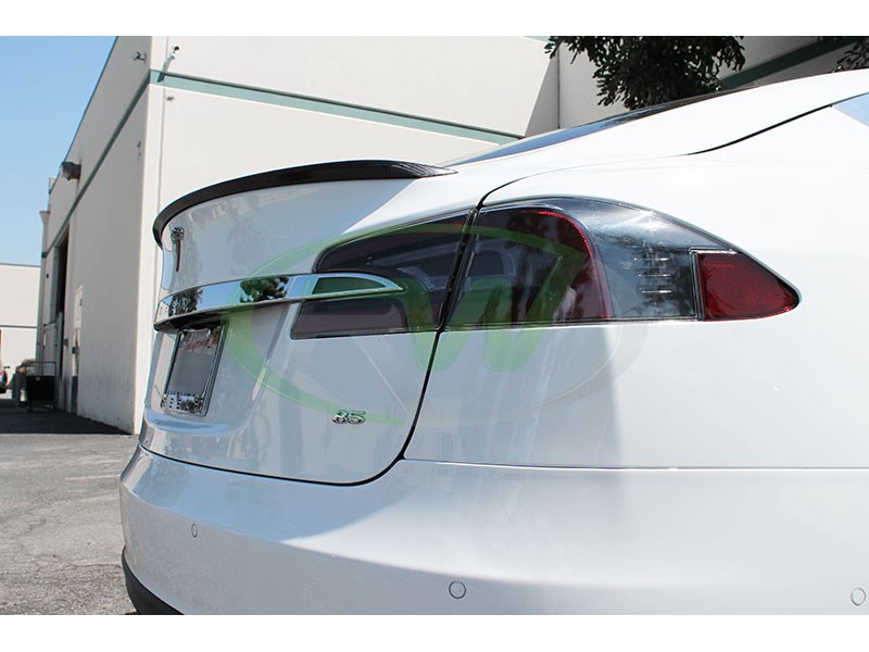 Brand: Tesla Model S Carbon Fiber Trunk Spoiler