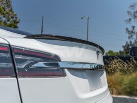 Brand: Tesla Model S Carbon Fiber Trunk Spoiler