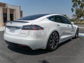 Brand: Tesla Model S Carbon Fiber Trunk Spoiler
