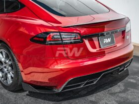 Brand: Tesla Model S / Plaid Carbon Fiber Rear Diffuser