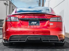 Brand: Tesla Model S / Plaid Carbon Fiber Rear Diffuser