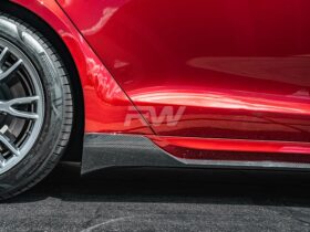 Brand: Tesla Model S / Plaid Carbon Fiber Side Skirt Extensions