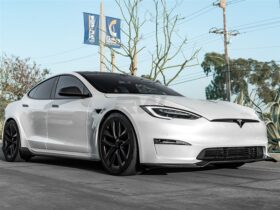 Brand: Tesla Model S / Plaid Carbon Fiber Side Skirt Extensions
