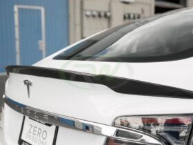 Brand: Tesla Model S Revo Style CF Trunk Spoiler