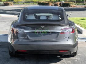 Brand: Tesla Model S Revo Style CF Trunk Spoiler