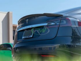 Brand: Tesla Model S Revo Style CF Trunk Spoiler