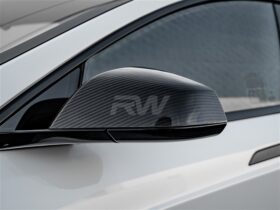 Brand: Tesla Model S / S Plaid 21+ Carbon Fiber Mirror Covers
