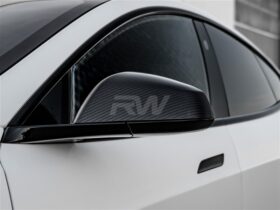 RW Carbon Tesla Model S / S Plaid 21+ Carbon Fiber Mirror...