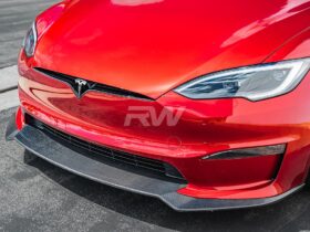 Brand: Tesla Model S / S Plaid Carbon Fiber Front Lip