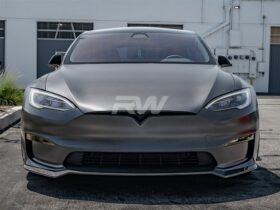Brand: Tesla Model S / S Plaid Carbon Fiber Front Lip
