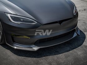 Brand: Tesla Model S / S Plaid Carbon Fiber Front Lip