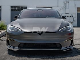 Brand: Tesla Model S / S Plaid Carbon Fiber Front Lip