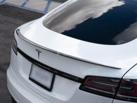 RW Carbon Tesla Model S / S Plaid Carbon Fiber Trunk Spoiler