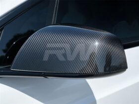 RW Carbon Tesla Model X Carbon Fiber Mirror Covers