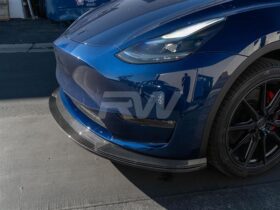 RW Carbon Tesla Model Y Carbon Fiber Front Lip Spoiler