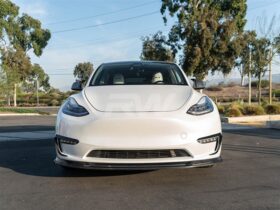 Brand: Tesla Model Y Carbon Fiber Front Lip Spoiler