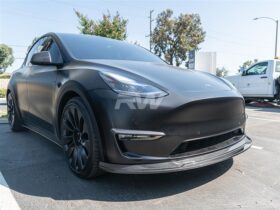 Brand: Tesla Model Y Carbon Fiber Front Lip Spoiler