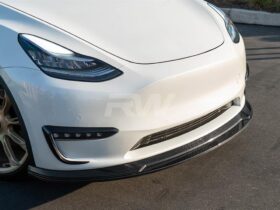Brand: Tesla Model Y Carbon Fiber Front Lip Spoiler