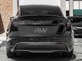 Brand: Tesla Model Y Carbon Fiber OE Style Trunk Spoiler