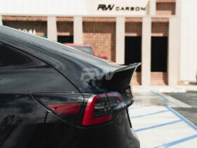 Brand: Tesla Model Y Carbon Fiber Trunk Spoiler