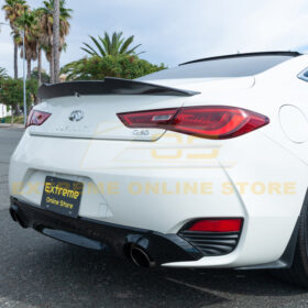Extreme Online Store EOS Infiniti Q60 Carbon Fiber High Kick Rear Spoiler