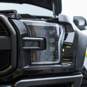 F-150 Raptor Carbon Fiber Headlight Cover - Image 2