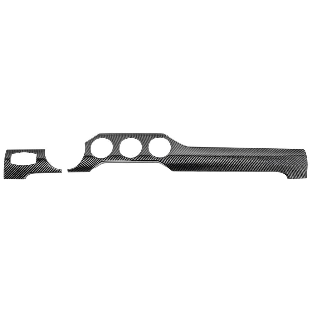 2015-23 Ford Mustang 3 AC DRY CARBON FIBER Dashboard Panel Trim