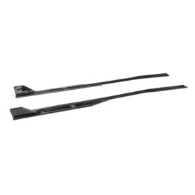 FFP Mustang S650 Gloss Black GT500 Style Side Skirts for S650 Mustang
