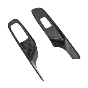 Extreme Online Store EOS Corvette C8 DRY CARBON FIBER Door Window Control Panel Switch Cover for C8 Corvette - Image 2