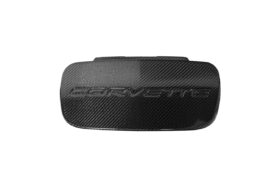 Extreme Online Store EOS Corvette C5 Carbon Fiber Front License Plate Trim Cover - Image 2