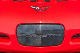 Extreme Online Store EOS Corvette C5 Carbon Fiber Front License Plate Trim Cover - Image 13
