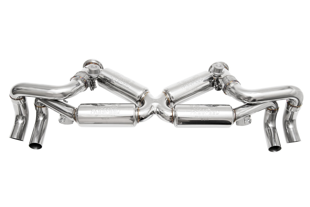 Fabspeed 2009-2013 Lamborghini Gallardo LP550-2 / LP560 / LP570 Valvetronic SuperSport X-Pipe Exhaust System