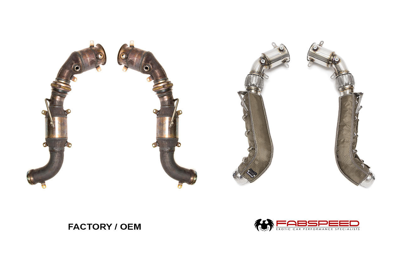 Fabspeed McLaren 675LT Competition Link Pipes (2015-2017)