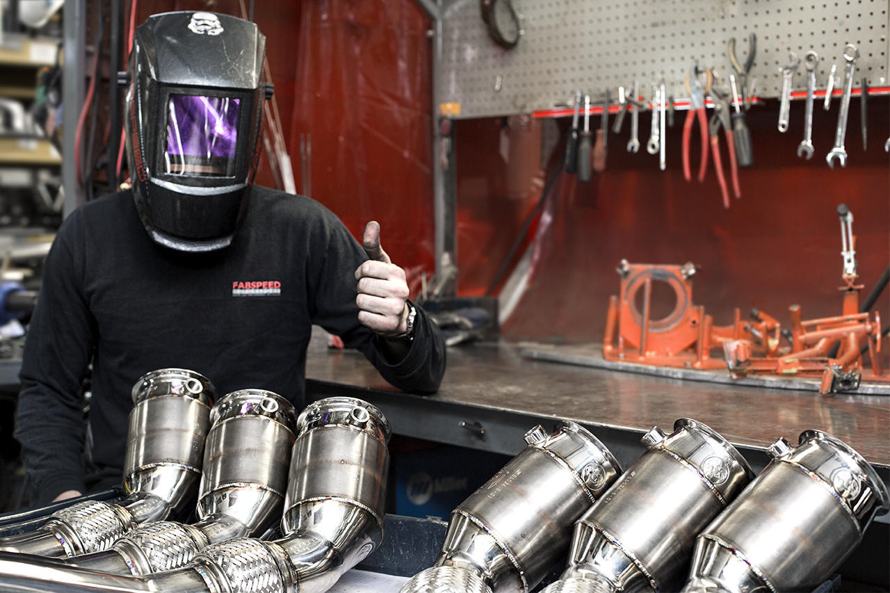 Fabspeed McLaren 675LT HJS German Sport Catalytic Converters (2015-2017) - Image 5