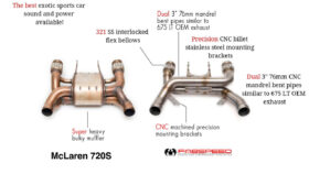 Fabspeed Motorsport Fabspeed 720S Supersport LT Style Exhaust System () for McLaren 720S